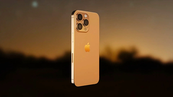 Hình ảnh iPhone 15 dát vàng